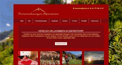 Desktop Screenshot of ferienwohnungen-alpensonne.de